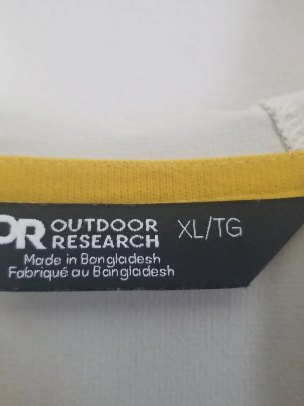 Outdoor Research Women's Ferrosi Anorak Ivory Yellow Jacket Sz XL